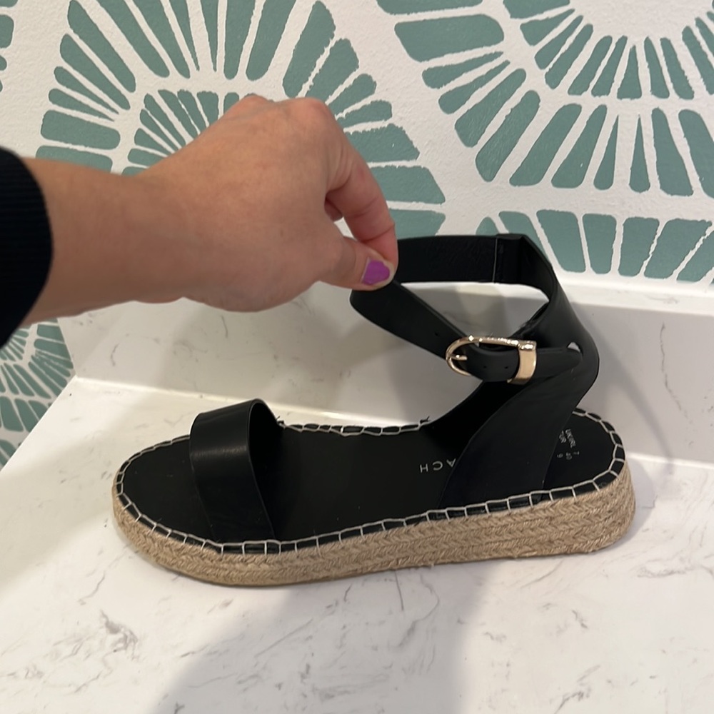 South beach spadrille wedge sandals - Picture 7 of 8